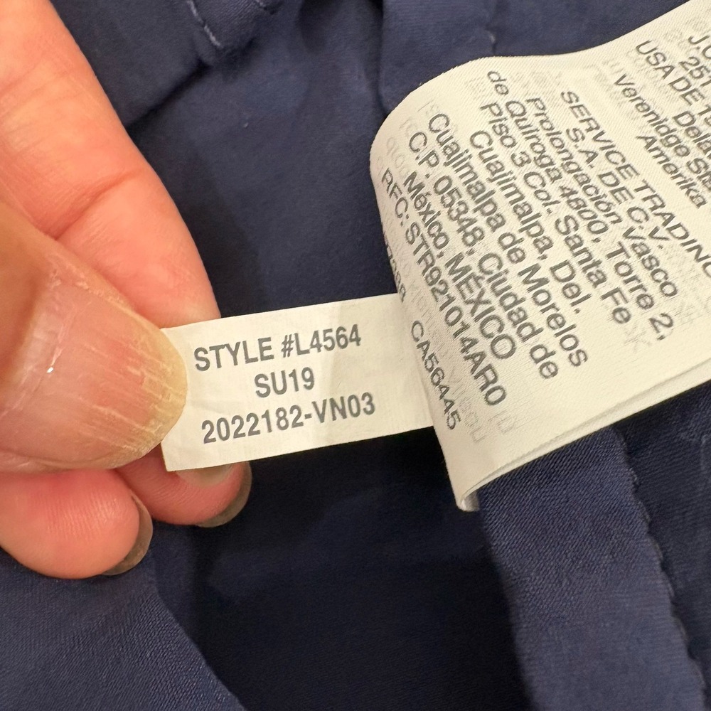 J Crew Shorts Mens 35 Blue Solid Flex Rivington Mercantile Zip Fly 11" Chinos - Picture 9 of 12